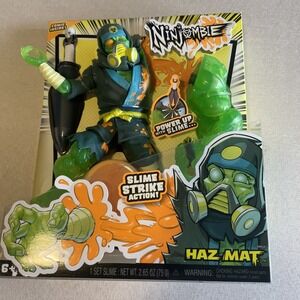 NINJOMBIE HAZ MAT ACTION FIGURE with SLIME and COMIC issue #2  MGA  BRAND NEW